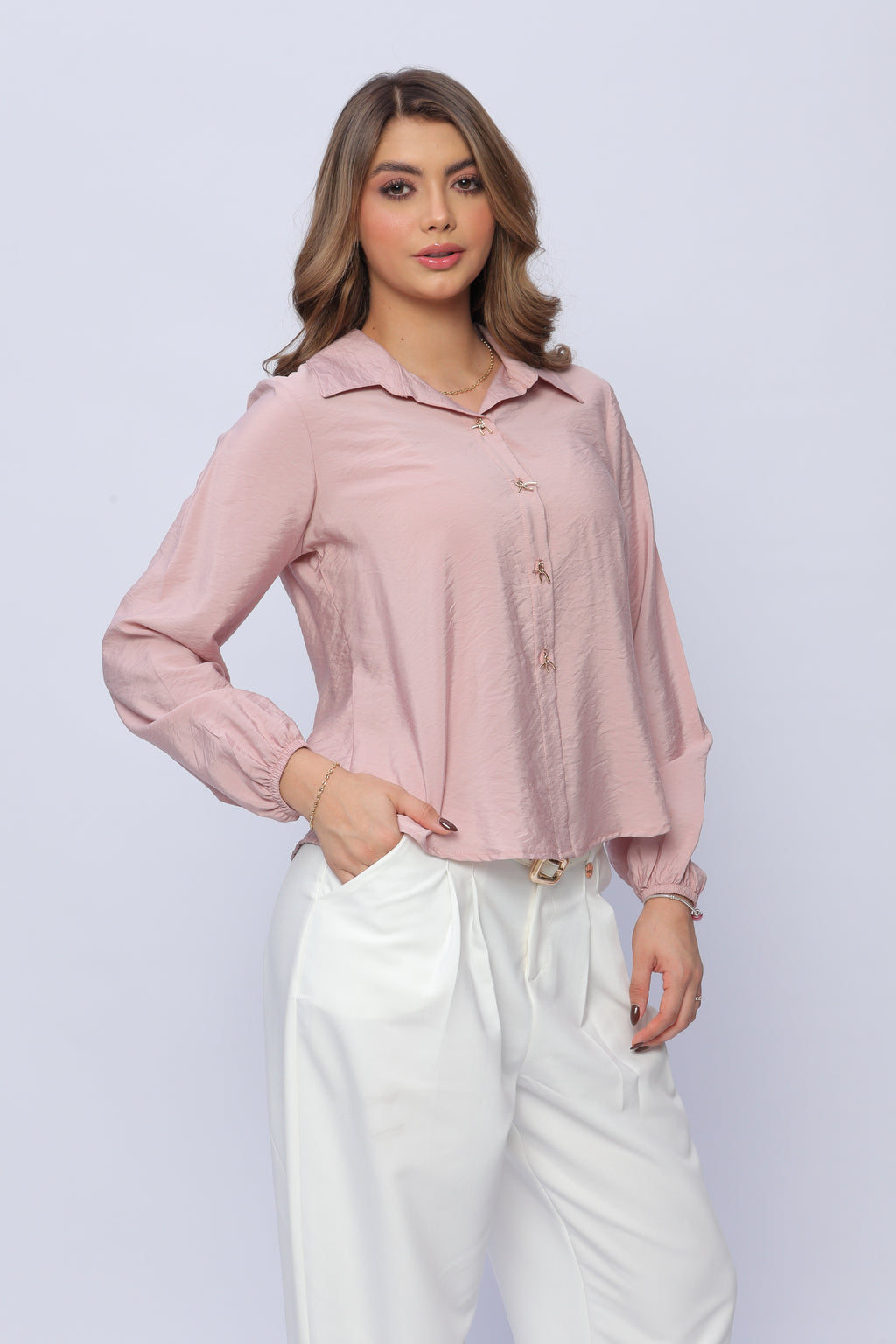 Blusa Manga Larga Mujer