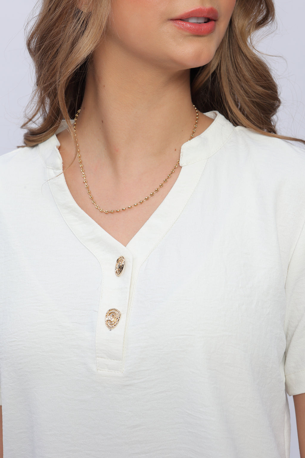Blusa con Perilla Mujer