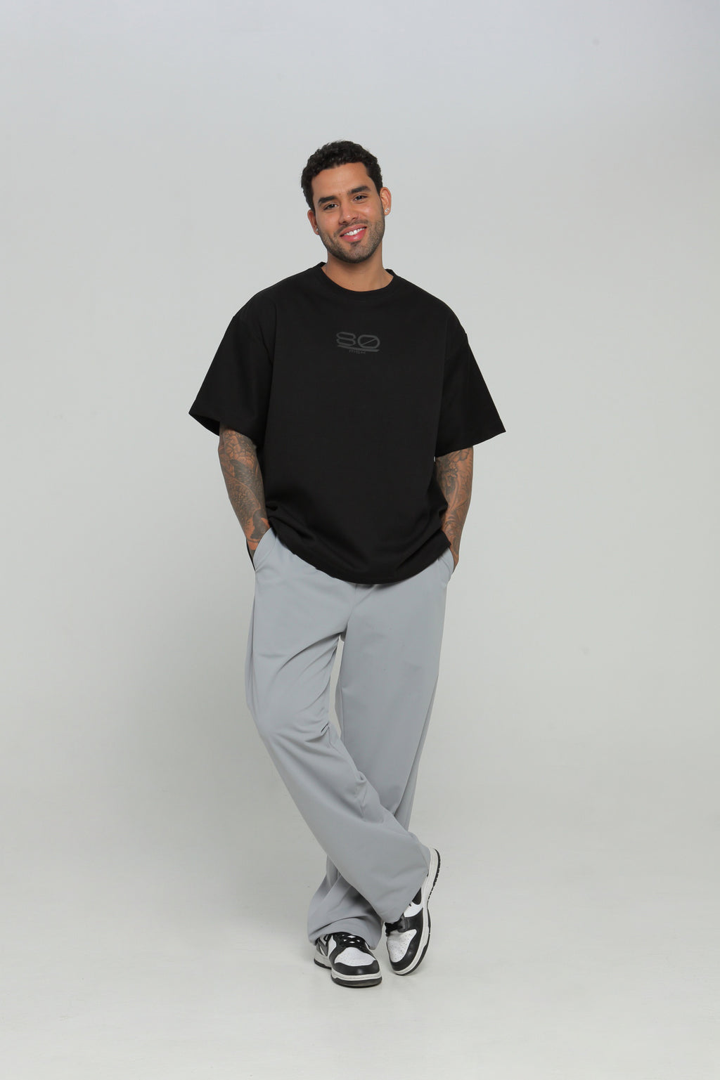 Camiseta hombre cuello rib