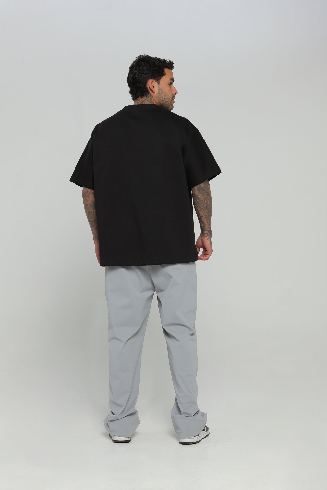 Camiseta hombre cuello rib