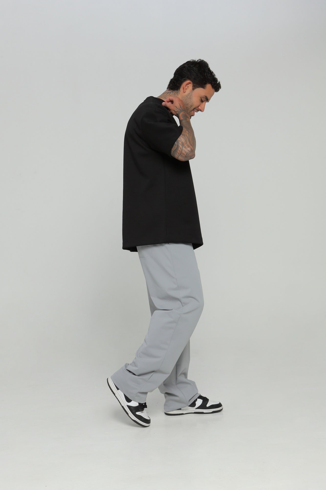 Camiseta hombre cuello rib
