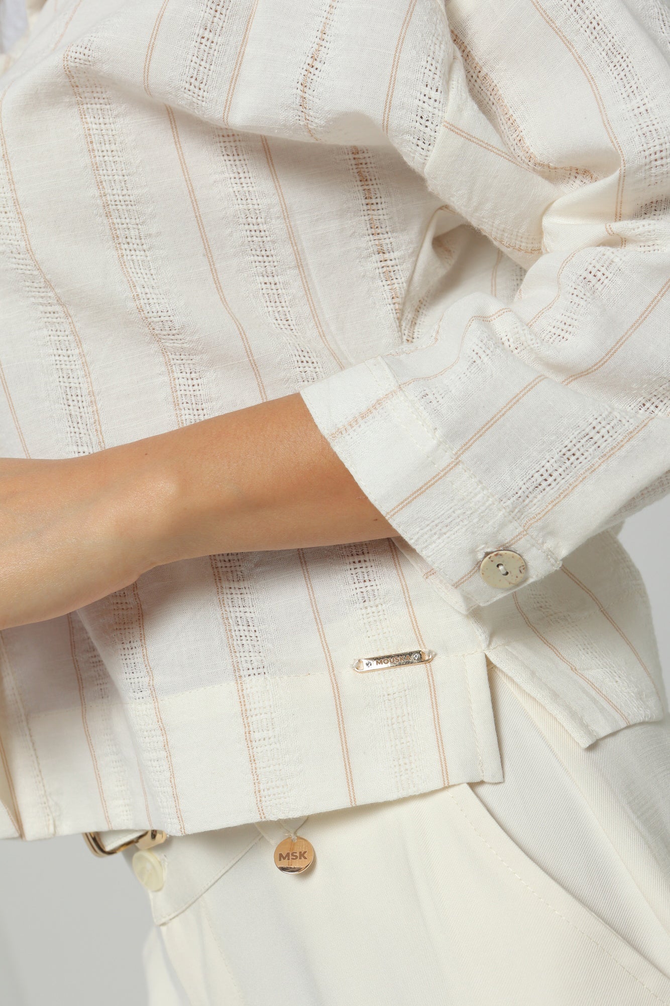 Blusa dama aberturas laterales