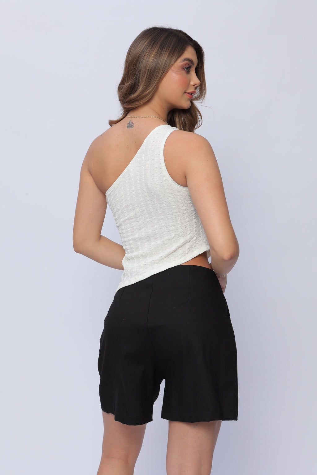 Blusa Corte Asimetrico Mujer