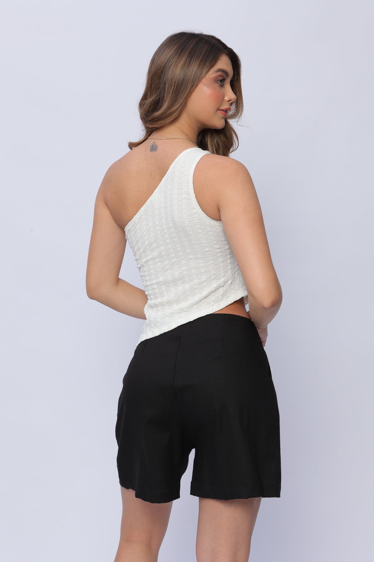 Blusa Corte Asimetrico Mujer