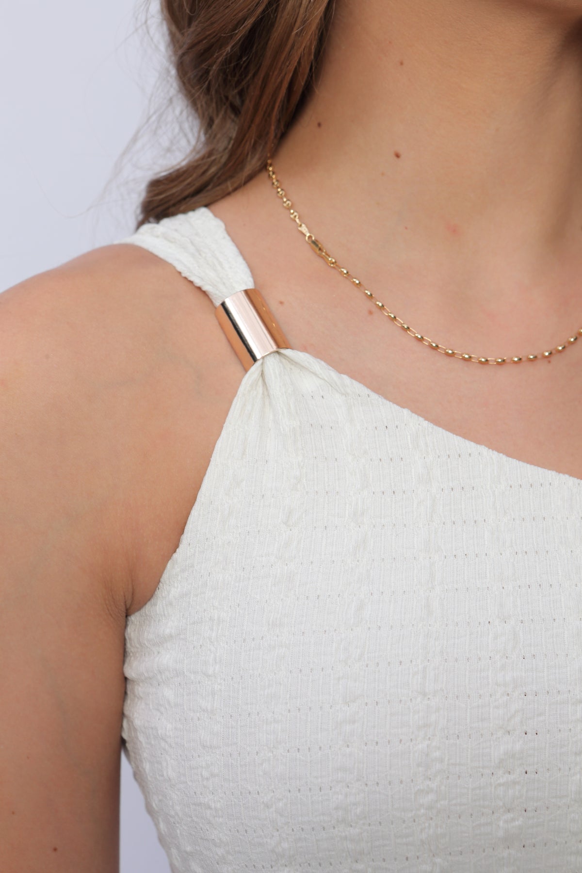 Blusa Corte Asimetrico Mujer