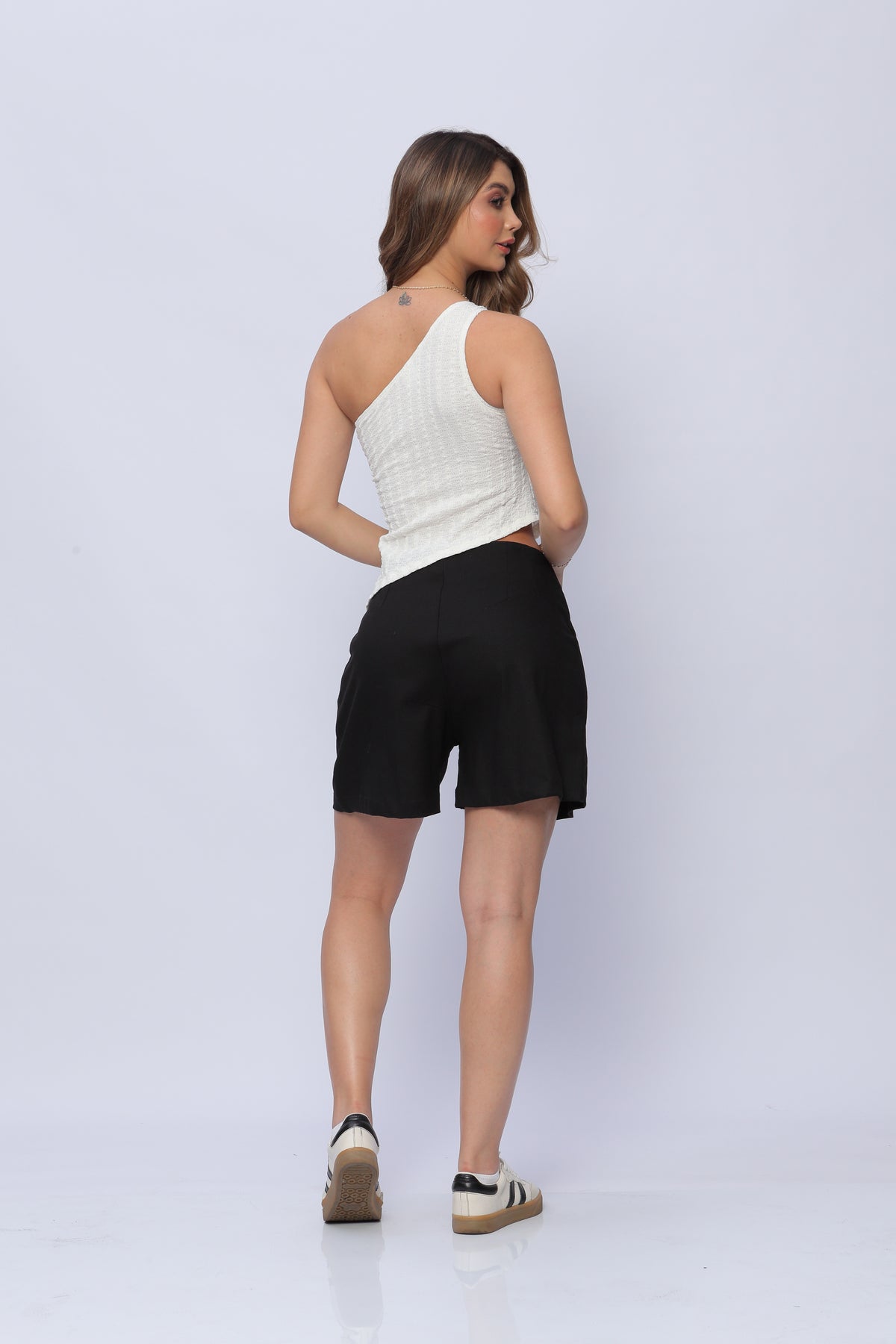 Blusa Corte Asimetrico Mujer