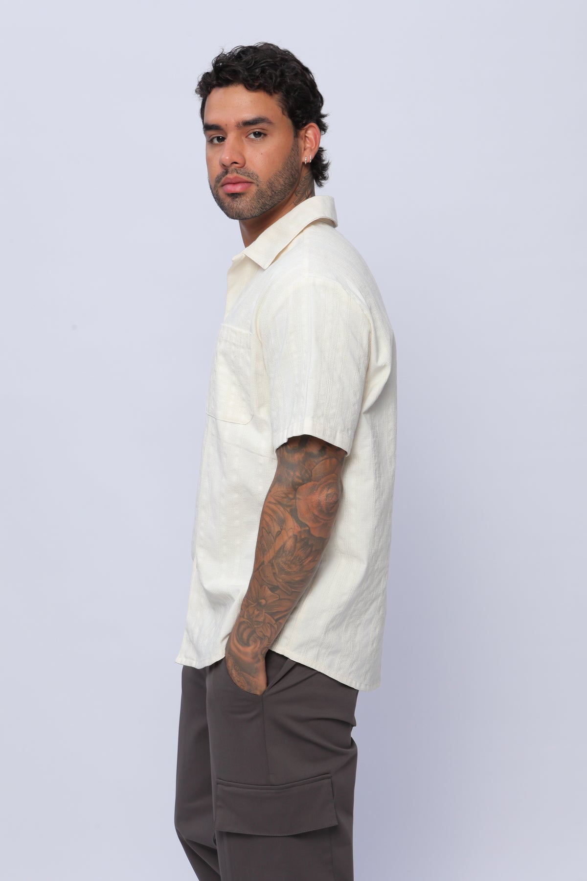 Camisa Lino Hombre