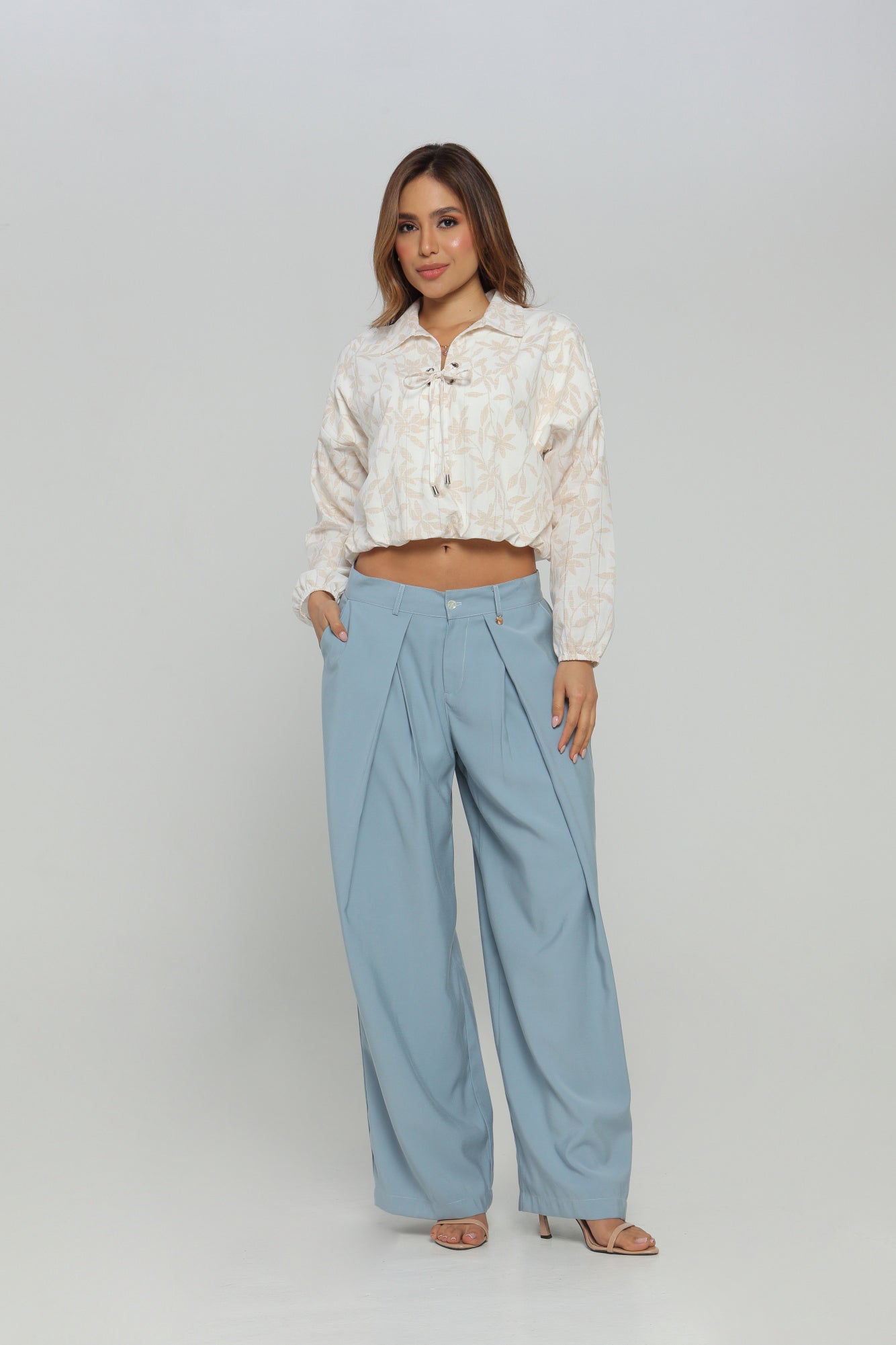 Pantalón dama doble prense