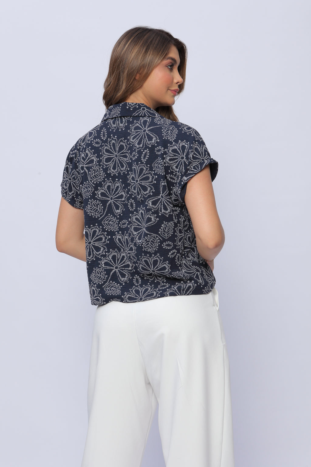 Blusa Manga Guardapolvo Mujer