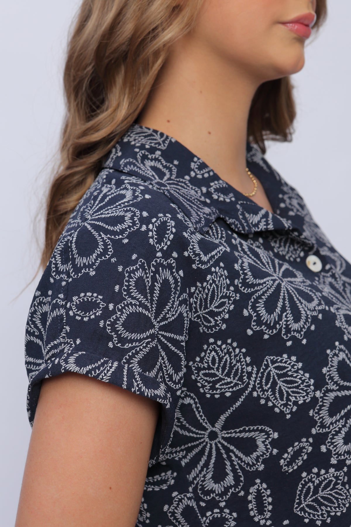 Blusa Manga Guardapolvo Mujer