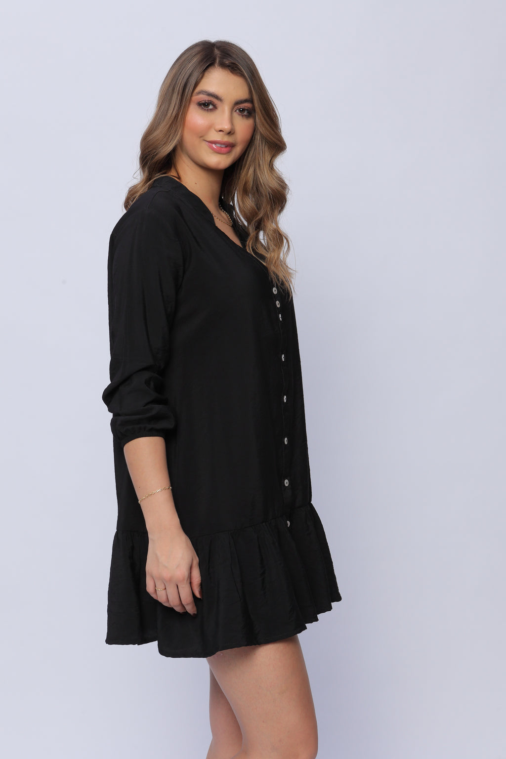 Vestido Dama Manga 3/4 Mujer