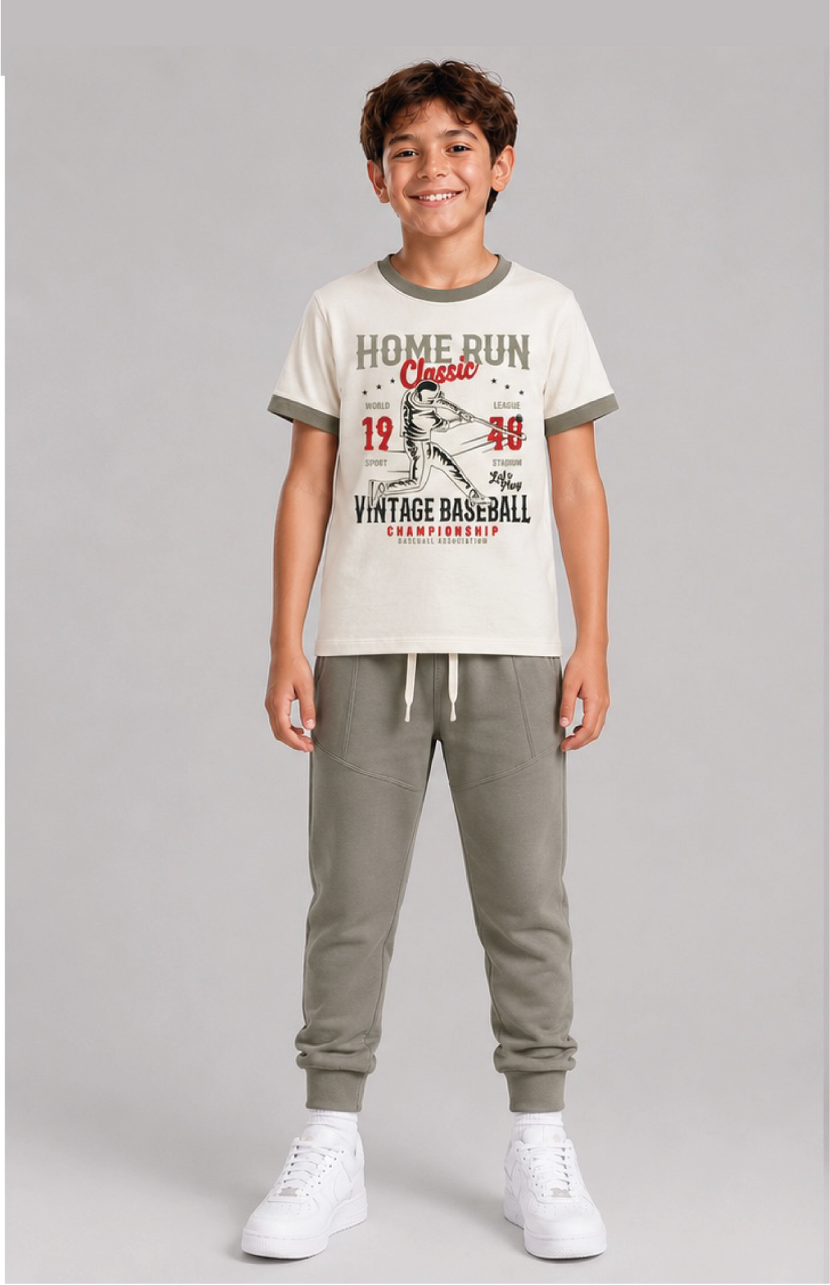 Set niño jogger con corte