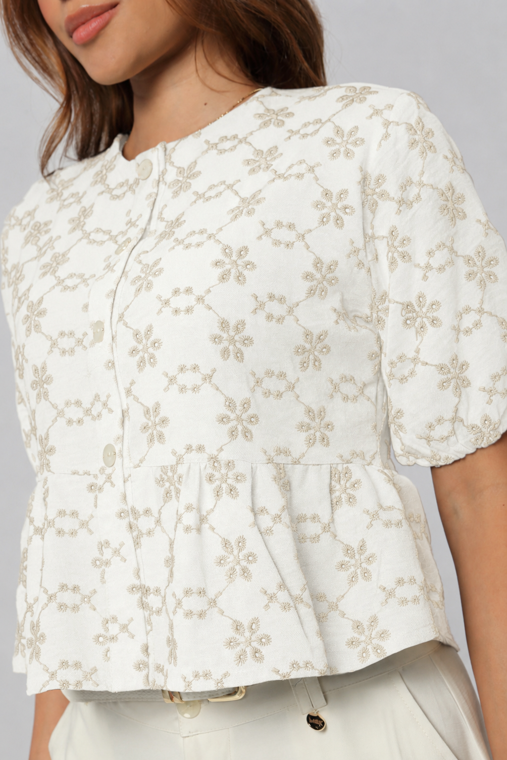Blusa dama ojalillo con bolero